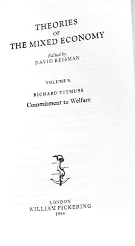 Stock image for Commitment to welfare. for sale by Kloof Booksellers & Scientia Verlag