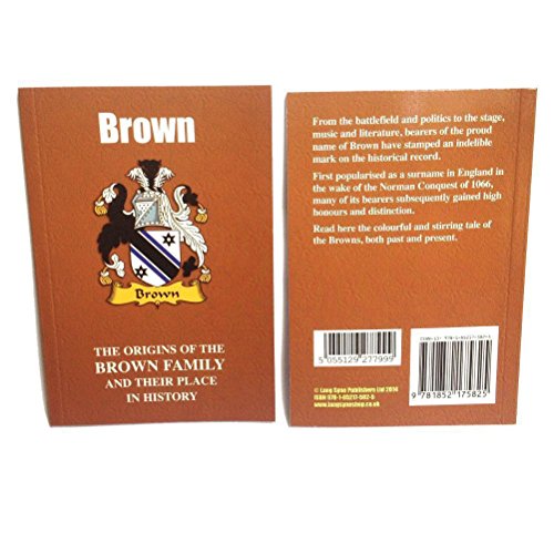 9781852175825: Brown: The Origins of the Brown Family and Their Place in History (English Name Mini-Book)