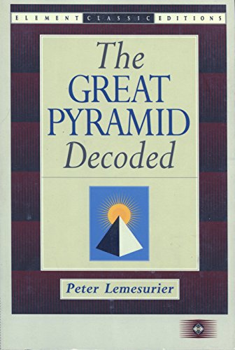 9781852300883: The Great Pyramid Decoded (Element Classic Editions)