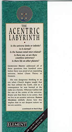 9781852306403: The Acentric Labyrinth: Giordano Bruno's Prelude to Contemporary Cosmology