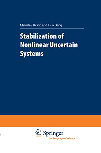 9781852330200: Stabilization of Nonlinear Uncertain Systems (Communications and Control Engineering)