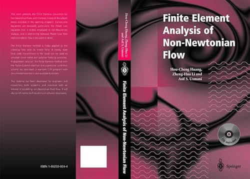 Imagen de archivo de Finite Element Analysis of Non-Newtonian Flow: Theory and Software a la venta por Phatpocket Limited