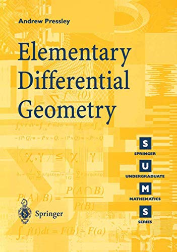 Beispielbild fr Elementary Differential Geometry zum Verkauf von BooksRun