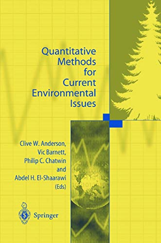 Stock image for Quantitative Methods for Current Environmental Issues for sale by Book House in Dinkytown, IOBA