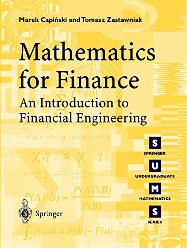 Beispielbild fr Mathematics for Finance : An Introduction to Financial Engineering zum Verkauf von Better World Books