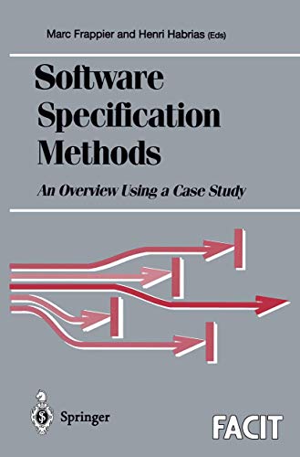 Imagen de archivo de Software Specification Methods a la venta por Books Puddle