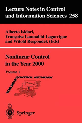 Stock image for Nonlinear Control In The Year 2000 Volume 1 for sale by Basi6 International