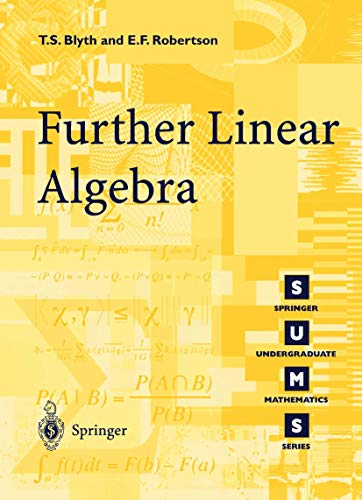 Beispielbild fr Further Linear Algebra zum Verkauf von HPB-Red