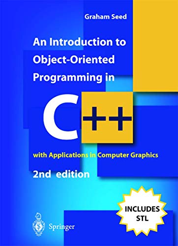 9781852334505: An Introduction to Object-Oriented Programming in C++: With Applications in Computer Graphics