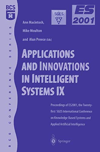 Stock image for Applications And Innovations In Intelligent Systems Ix for sale by Basi6 International