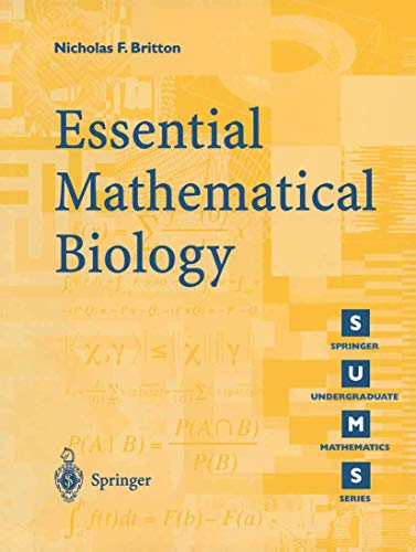 9781852335366: Essential Mathematical Biology