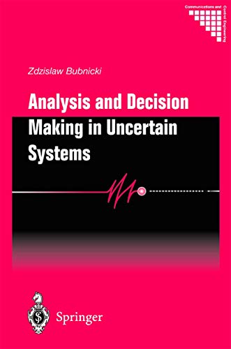 Stock image for Analysis And Decision Making In Uncertain Systems for sale by Romtrade Corp.