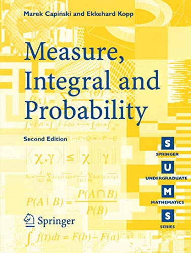 Stock image for Measure, Integral and Probability for sale by BooksRun