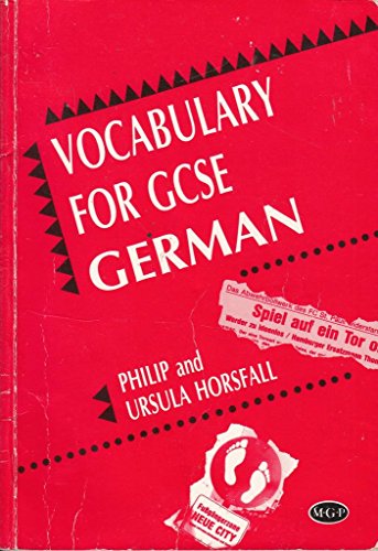 Stock image for Vocabulary for GCSE German for sale by MusicMagpie