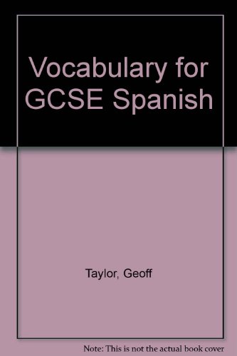 Imagen de archivo de Vocabulary for GCSE Spanish a la venta por WorldofBooks