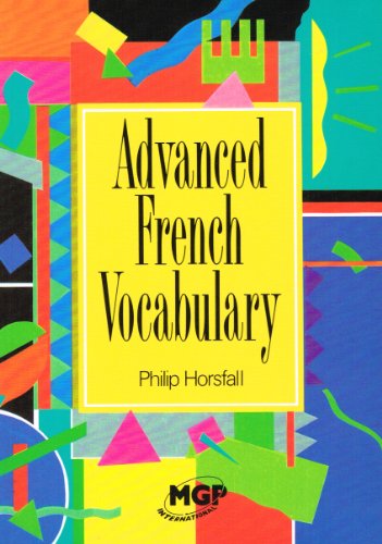 Stock image for Advanced French Vocabulary for sale by Better World Books Ltd