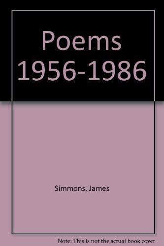 Stock image for Poems 1956-1986 for sale by Russian Hill Bookstore