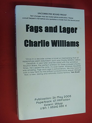 Fags and Lager (9781852428556) by Williams, Charlie