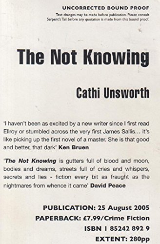 Stock image for The Not Knowing for sale by WorldofBooks