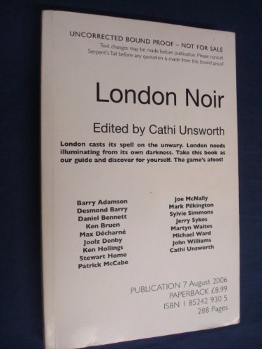 Stock image for London Noir: Capital Crime Fiction for sale by WorldofBooks