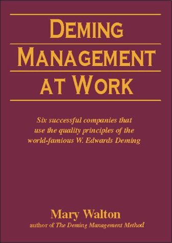 9781852511203: Deming Management at Work