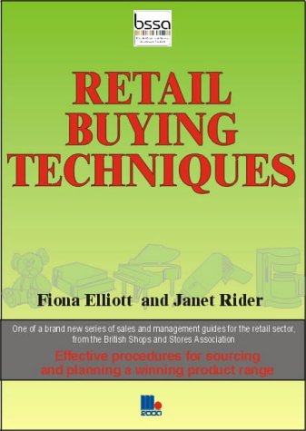 Beispielbild fr Retail Buying Techniques zum Verkauf von Better World Books Ltd