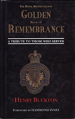 Stock image for The Royal British Legion Golden Book of Remembrance for sale by Merandja Books