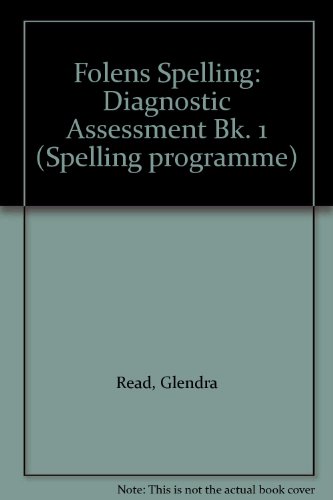 Imagen de archivo de Diagnostic Assessment (Bk. 1) (Spelling programme) a la venta por WorldofBooks