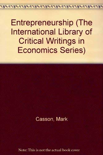 9781852782092: Entrepreneurship (The International Library of Critical Writings in Economics series, 3)