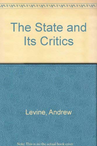 Stock image for The State and Its Critics Volumes 1-2 for sale by PsychoBabel & Skoob Books