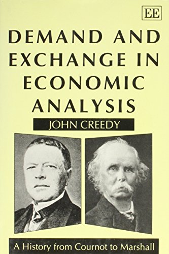 9781852785307: DEMAND AND EXCHANGE IN ECONOMIC ANALYSIS: A History from Cournot to Marshall