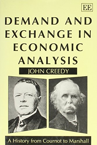 9781852785307: DEMAND AND EXCHANGE IN ECONOMIC ANALYSIS – A History from Cournot to Marshall