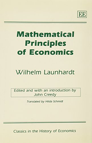 Beispielbild fr Mathematical Principles of Economics zum Verkauf von Ammareal