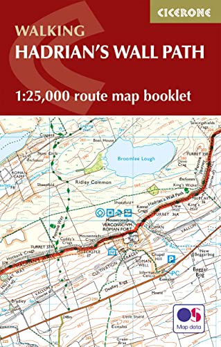 9781852848934: Hadrian's Wall Path Map Booklet: 1:25,000 OS Route Mapping
