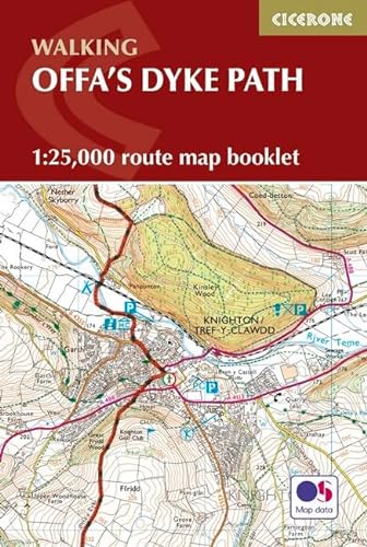 Beispielbild fr Offas Dyke Map Booklet: 1:25,000 OS Route Mapping (Cicerone Guide) zum Verkauf von WorldofBooks