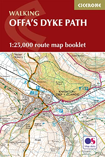 9781852848941: Offa's Dyke Map Booklet: 1:25,000 OS Route Mapping