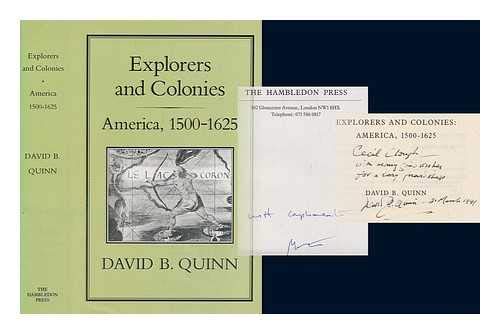 Beispielbild fr Explorers and colonies : America, 1500-1625. zum Verkauf von Kloof Booksellers & Scientia Verlag