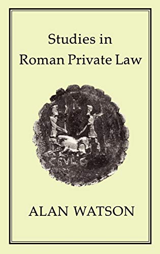 9781852850470: Studies in Roman Private Law