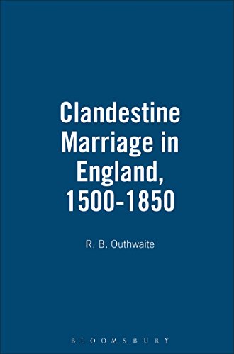 Beispielbild fr Clandestine Marriage in England, 1500-1850 zum Verkauf von Anybook.com