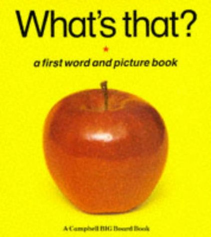 9781852920012: What's That? (Campbell Big Board Book S.)