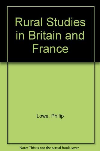 Stock image for Rural Studies in Britain and France for sale by G. & J. CHESTERS