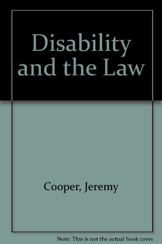 Disability and the Law (9781853023187) by Cooper