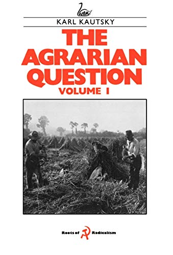 Imagen de archivo de The Agrarian Question Volume 1 (English and German Edition) a la venta por Front Cover Books