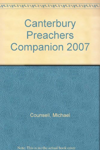 Beispielbild fr Canterbury Preachers Companion 2007 zum Verkauf von AwesomeBooks