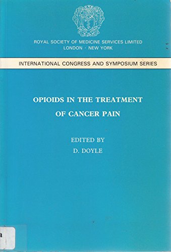 Imagen de archivo de Opioids in the Treatment of Cancer Pain a la venta por medimops