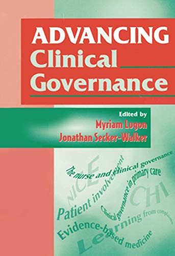Stock image for Advancing Clinical Governance for sale by Anybook.com