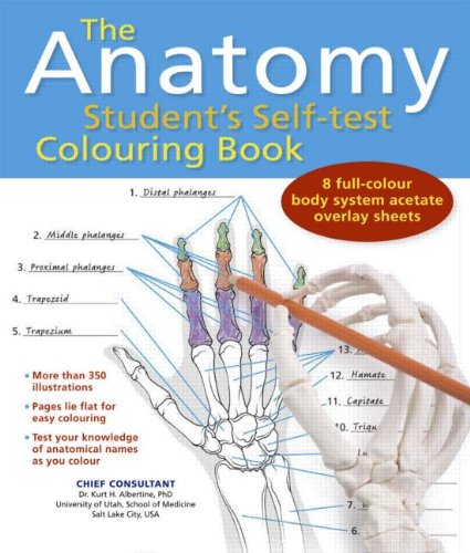 Stock image for The Anatomy Student's Self-test Colouring book for sale by WorldofBooks