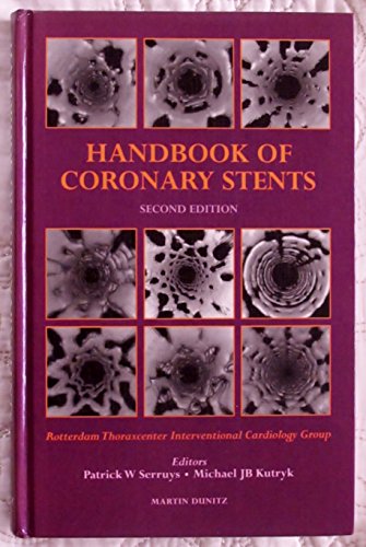 Imagen de archivo de Coronary Stents Handbook a la venta por BookHolders