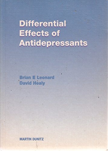 Beispielbild fr Differential Effects of Antidepressants zum Verkauf von Anybook.com