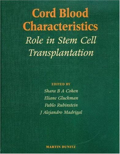 Stock image for Cord Blood Characteristics: Role In Stem Cell Transplantation for sale by Basi6 International